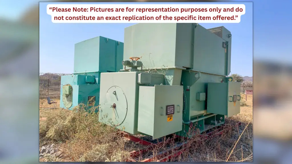 Induction Motors (x5) – Mining Tender (Sale 68T) - Lot 4